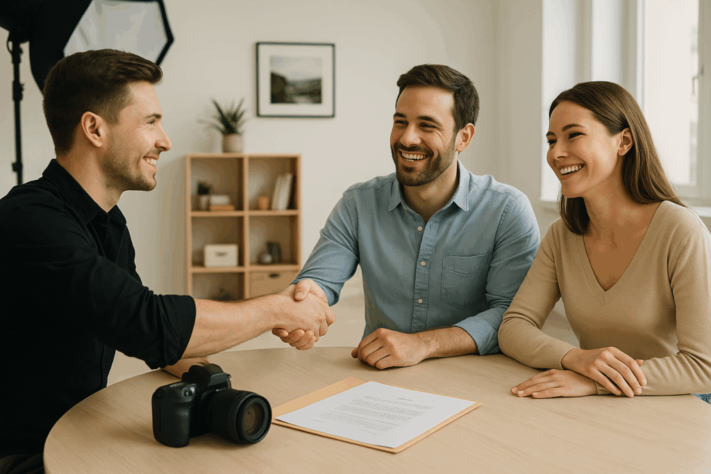 primeiros clientes de fotografia