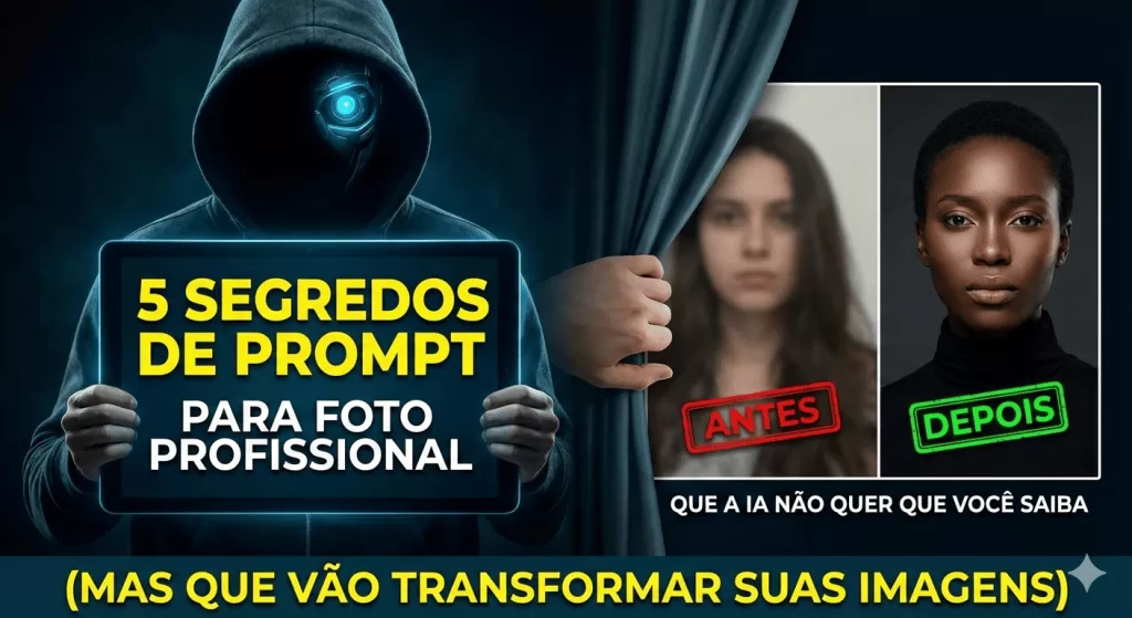 5 prompts para fotografia em IA