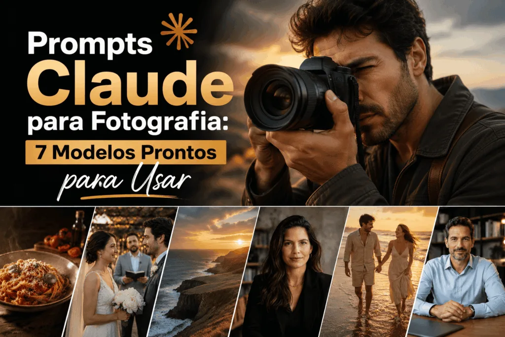 Prompts Claude para Fotografia 7 modelos pra usar